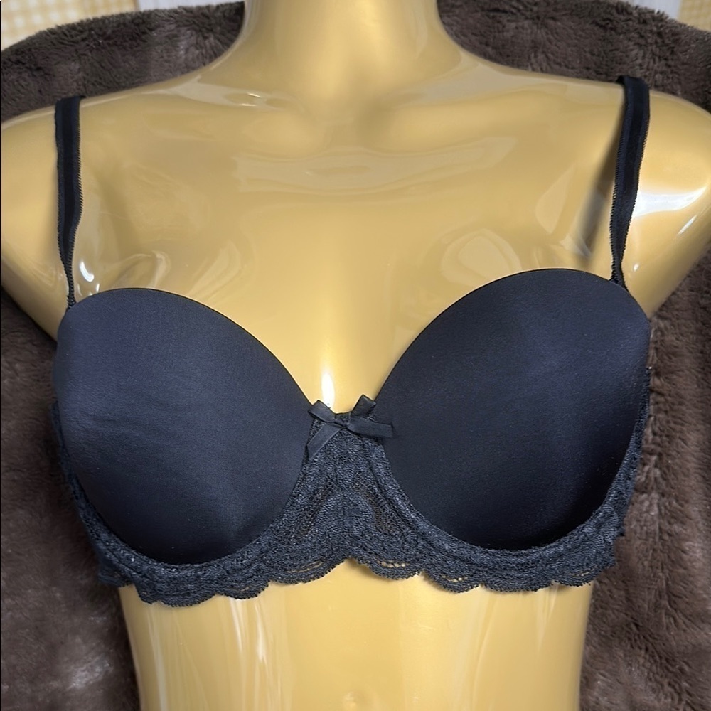 VICTORIAS SECRET Dream Angles Multi way Black Bra Sz 32B